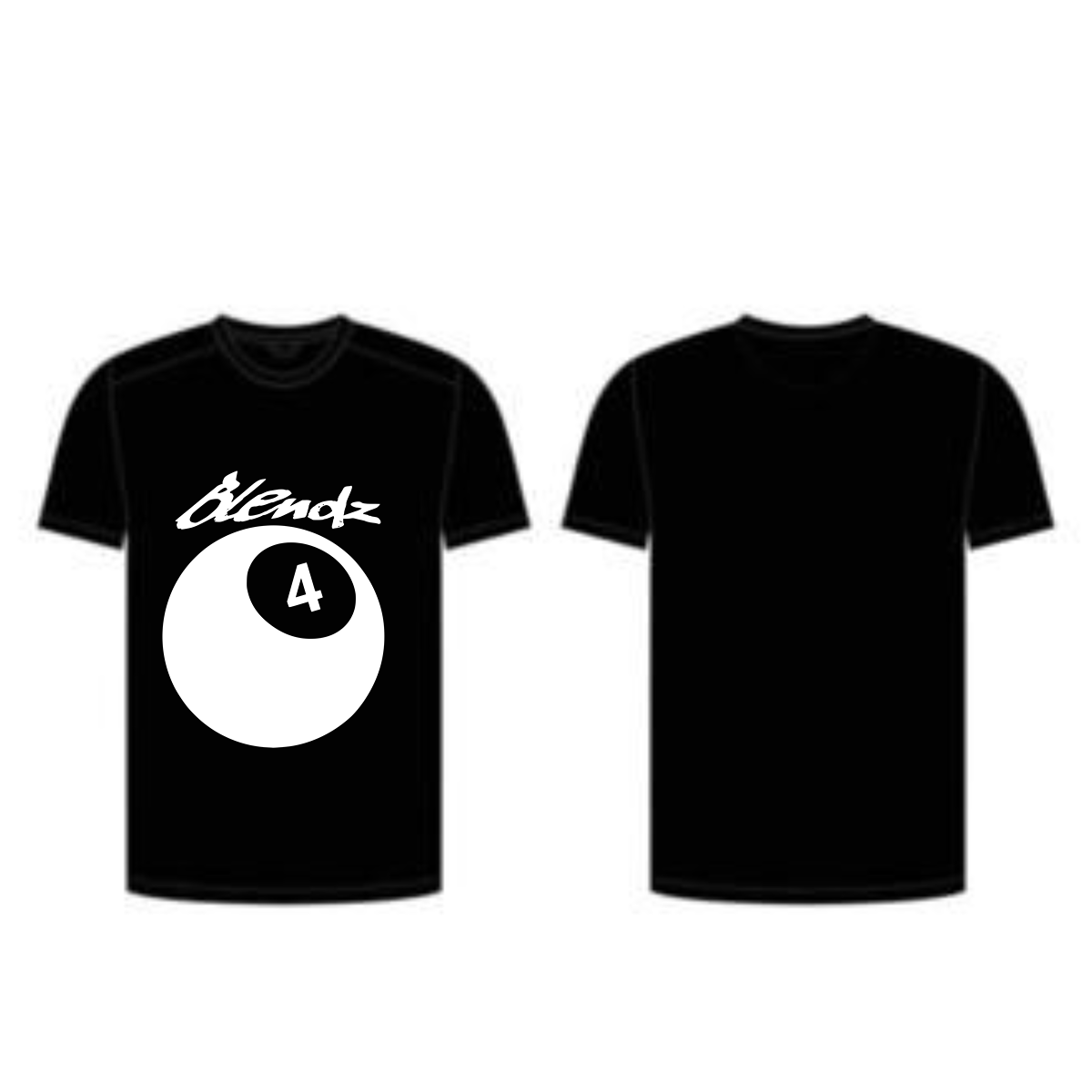 (B) 8 BALL SHIRT DESIGN